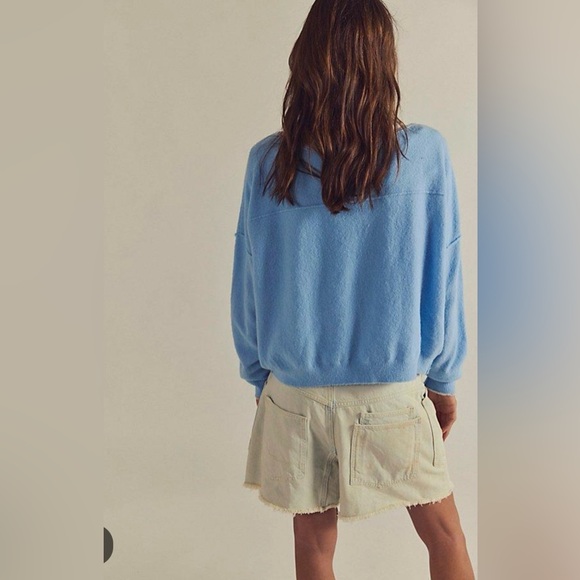 NWT FREE PEOPLE SEE ME SOFTSPUN PULLOVER 🩵🩵 - Picture 2 of 3